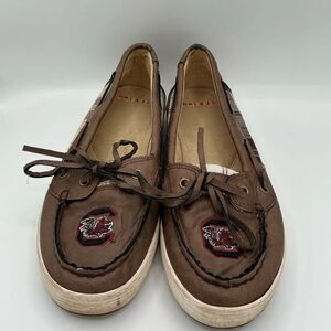 Ladies Primus USC Gamecocks brown loafers size 9